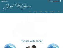 Tablet Screenshot of janetmcgeever.com